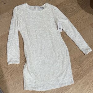 Bailey 44 White Long Sleeve Dress